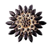 Accessoire floral tendance pour femme, artisanat en acrylique, fermoir facile à porter, pour anniversaires, anniversaires de mariage, broche fleur pour femme, taille unique, Comme décrit