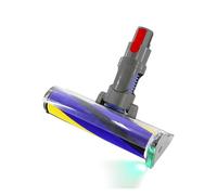 Accessoire for aspirateur A61I avec détecteur de particules, compatible avec les modèles Dyson V15/V11/V10/V8/V7 - Brosse for sols durs avec rouleau souple et témoin lumineux vert.