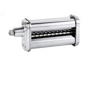 Accessoire for machine à pâtes en acier inoxydable for robot pâtissier avec rouleau à pâtes, coupe-spaghetti et fettuccine(Fettuccine Cutter)