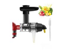 Accessoire for presse-agrumes à mastication Compatible avec le batteur sur socle KitchenAid, accessoire for presse-agrumes lent avec tube en Silicone et brosse de nettoyage