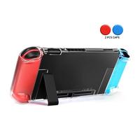 Accessoire gamer Coque de protection rigide transparente pour Nintendo Switch étui protecteur arrière détachable - Type new 1