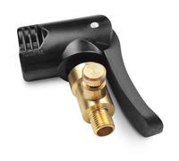Accessoire gonflage pneu - embout à levier pour valve auto en laiton | Raccord fileté 8 mm et verrouillage à levier pour une fixation sûre sur valves Schrader, Presta et Dunlop