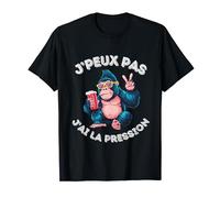 Accessoire Gorille Humour Bière Apéro J'ai La Pression T-Shirt