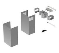Accessoire Hotte Franke CHEMINEE 500-990 INOX Inox