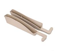 Accessoire intérieur de voiture pour espace entre les sièges avant et la console centrale pour empêcher les objets en vrac de tomber (beige)
