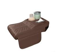 Accessoire Intérieur Voiture avec Accoudoir Rembourrage Pochettes de Rangement pour Téléphones Mouchoirs et Petits Objets Compatible avec la plupart des Berlines (Marron)