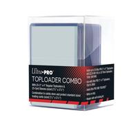 Accessoire jeux de cartes - ULTRA PRO - Ultra-Pro 15216 - Lot 25 sleeves - TopLoader Combo 4""x3"" - Transparent