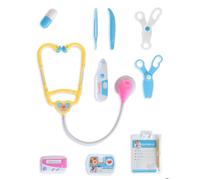 Accessoire - Kit de docteur 10 pièces bleu