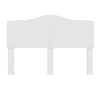 Accessoire lit avec rangement Blanc - LEMON® Tête de lit avec tête de lit Blanc - 140cm - Bois d'ingénierie 293 - Soldes