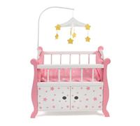 Accessoire maison poupée - BAYER CHIC - 510-88 - Lit avec mobile - MDF écologique - 46 cm max