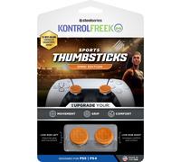 KontrolFreek Omni pour PlayStation 5, PS5 et PlayStation 4, PS4, PS4, 2 Baguettes concaves Taille Basse, Orange&Blanc