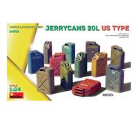 Accessoire Maquettemaquette Jerrycans 20l Us Type |miniart|24006| 1:24 Maquette