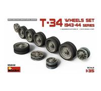 Accessoire Maquettemaquette T-34 Wheels Set. 1943-44 Series |miniart|35242| 1:3