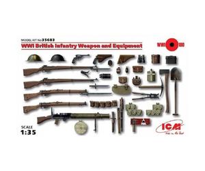 Accessoire Maquettemaquette Wwi British Infantry Weapons And Equipment Icm 3568