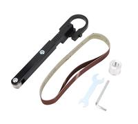 Accessoire Meuleuse à Bande Abrasive, Kit Adaptateur Conversion, Compatible 100 Type M10 M14 - Conversion Rapide, Aluminium Robuste, Usage Professionnel et Amateur