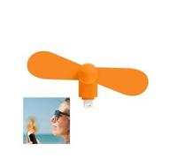 Accessoire Mini Ventilateur Orange pour Iphone 5 5S 5C 5SE 6 6S 6 Plus 7 7 Plus