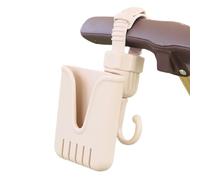 Accessoire multifonctionnel pour poussettes de bébé - Double crochet et support rotatif pour téléphone portable - Pour faire du shopping et marcher facilement - Crochet de poussette pour bébé