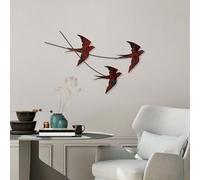 Accessoire mural décoratif en métal fait à la main, 42 x 70 cm, 100% métal (1,5 mm), design unique peint à la main, parfait pour la décoration de la maison et les amateurs d'art