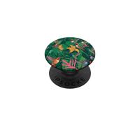 Accessoire Naturel coloré avec Motif Tropical Colibri PopSockets PopGrip Adhésif