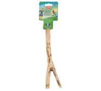Accessoire oiseau - TYROL - Perchoir branche - Taille L 30cm - Bois naturel