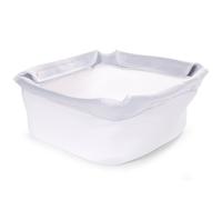 CHILDHOME, Panier de Rangement Compatible avec la Chaise Haute Evolu 2, Matière Mesh, Facile à nettoyer, Blanc