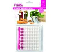 Accessoire Pâte Polymère - Reglette tampon alphabet NA G