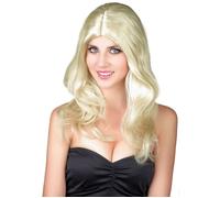 DEGUISE TOI - Perruque blonde ondulée femme - Perruque - Taille Unique - Blond - Accessoires pour déguisement - Synthétique 100% Polyester 100% Polyester - - Carnaval