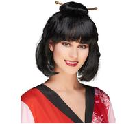 Accessoire - Perruque noire chinoise femme