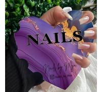 Accessoire Personnalisé Pour Les Ongles, Cadeau Pour Les Techniciens En Ongles, Panneau Acrylique Pour Nailfie À Utiliser Comme Accessoire Pour Les Photos Sur Les Réseaux Sociaux(Color 6)