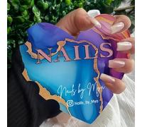 Accessoire Personnalisé Pour Les Ongles, Cadeau Pour Les Techniciens En Ongles, Panneau Acrylique Pour Nailfie À Utiliser Comme Accessoire Pour Les Photos Sur Les Réseaux Sociaux(Color 4)