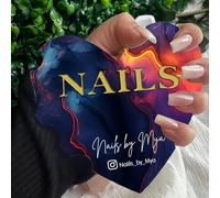 Accessoire Personnalisé Pour Les Ongles, Cadeau Pour Les Techniciens En Ongles, Panneau Acrylique Pour Nailfie À Utiliser Comme Accessoire Pour Les Photos Sur Les Réseaux Sociaux(Color 3)