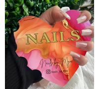 Accessoire Personnalisé Pour Les Ongles, Cadeau Pour Les Techniciens En Ongles, Panneau Acrylique Pour Nailfie À Utiliser Comme Accessoire Pour Les Photos Sur Les Réseaux Sociaux(Color 8)