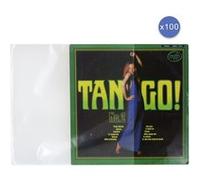 Accessoire platine vinyle Enova Hifi Lot de 100 pochettes haute qualité pour disques vinyle 33 tours PEV 100 HC 33T Transparent E