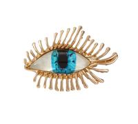 Accessoire polyvalent contre le mauvais œil pour sacs, vestes, chapeaux, alliage de zinc, strass, bijoux gothiques, accessoires de vêtements, bijoux tendance, strass en cristal, taille unique, Comme