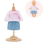 Accessoire poupée Corolle Bébé top rose et jupe bleu G