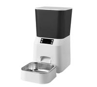 Accessoire pour Animaux Pet Intelligent Automatic Feeder 4.5L Dry Food Distributor Feeding Machine avec Enregistrement Double Alimentation pour Chats Chiens Gamelle Automatique(WiFi Type)