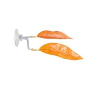 Accessoire pour aquarium avec ventouse, feuille, jouet interactif | Feuilles interactives - Décoration d'aquarium pour crevettes, guppy, poissons, occupation, calme, laissons