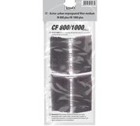 Tetra Mousse filtrante CF 800-1000 Plus imprégnée de charbon actif Noir 2 pièces