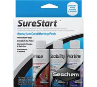 Accessoire pour aquarium Seachem Sure Start Pack (x3) Gris 100 ml