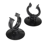 Accessoire pour aquarium ventouse avec clip Aqua Della (x3) Noir 12/16 mm