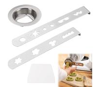 Accessoire Pour Biscuits Au Hachoir à Viande Biscuiteur, Accessoires De Fabrication De Formes De Biscuits Sur Un Hachoir à Viande, Compatible Avec Mixeurs Kitchenaid Westmark 8 Formes