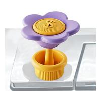 Accessoire Pour Boutons De Toilette | Outil D'actionner La chasse D'eau | Lève-vitre à design floral et protection à ongles longs pour couvercle de réservoir