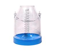 Accessoire pour bovins seau à lait gradué en polycarbonate Ukal Blanc 32 L