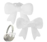 Accessoire pour casque 3D en silicone | Lot de 2 jolies décorations d'écouteurs comme décoration pour le streaming, l'étude, le travail, les voyages