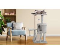Accessoire pour chat : Poteau Piqueur de balle / Gris clair