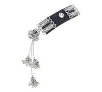 Accessoire pour cheveux à pompons ethniques avec épingle, Silver | Convient pour la photographie et l ' art, ajoute une touche de culture à n ' importe quelle tenue, pour ceux qui aiment