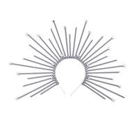 Accessoire pour cheveux sur le thème du soleil - Accessoire de festival élégant - Accessoire de mariée en alliage - Bandeau de déesse pour fêtes