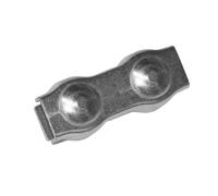 Accessoire pour clôture connecteur cordelette métal galvanisé Ako (x10) Argenté TU