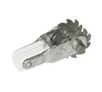 Accessoire pour clôture tendeur de fil de fer métal avec isolateur Ako Argenté TU