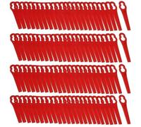 Accessoire pour coupe-bordure,Lot de 100 Lames en Plastique de Rechange pour Coupe Bordure Florabest LIDL FRTA 20 A1,FAT 18B3, FRT1
